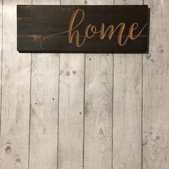 Rustic Wood Home Sign - Picture 1 of 4